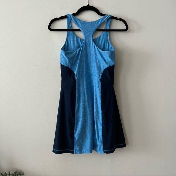 Title Nine Double Down Blue Workout Dress - Picture 11 of 15